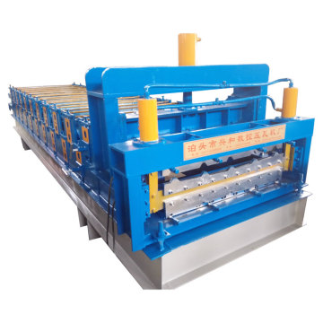 Glazed Tile Roofing Sheet Double Deck Forming Machine